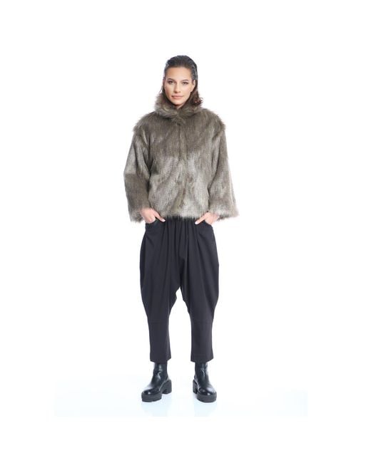 Silvia Serban Black Conical Pleated Pants