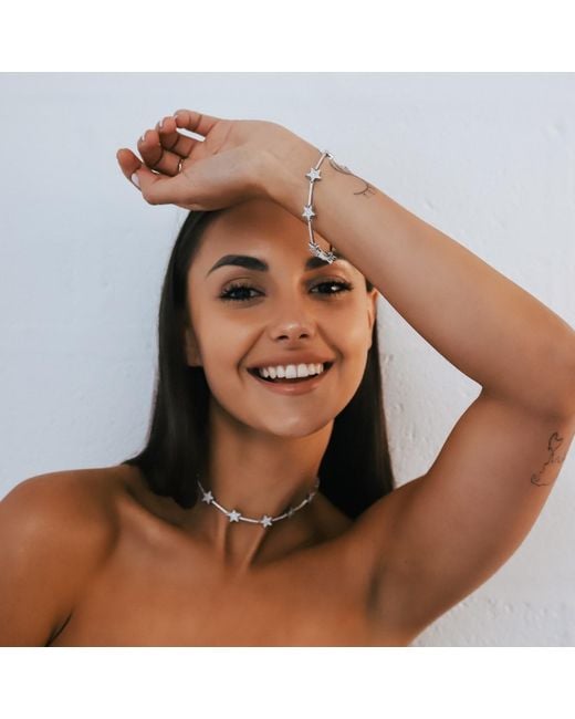 Luna Charles Metallic Margot Sparkling Star Choker