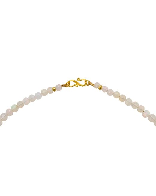 Bombyx House Metallic Ethiopian Opal Round Bead Necklace