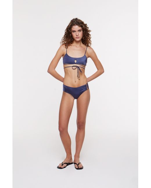 Bianca Resortwear Blue Romi Bikini Top