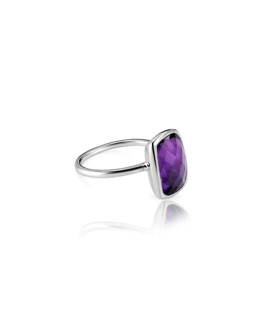 The Jewellery Store London Purple Desert Mirage Amethyst Ring