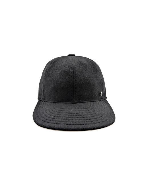 DORIA 1905 Black Cashmere Rolling Baseball Cap for men