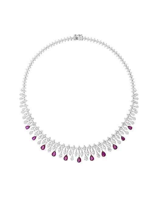 Latelita London Brown Duchess Ruby Statement Necklace