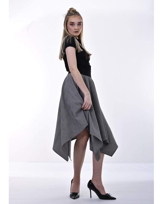 Frock Tales Gray Morven Hanky Skirt