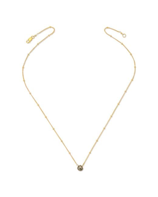 Heather Hawkins Jewelry Metallic Satellite Tiny Gemstone Necklace