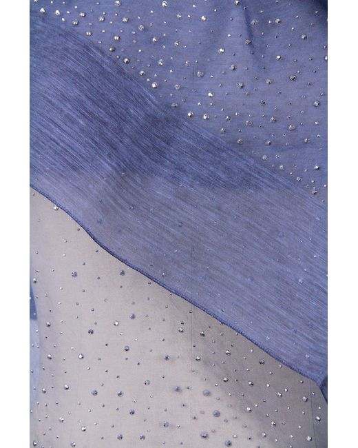 Saachi Blue Star Gazer Scarf