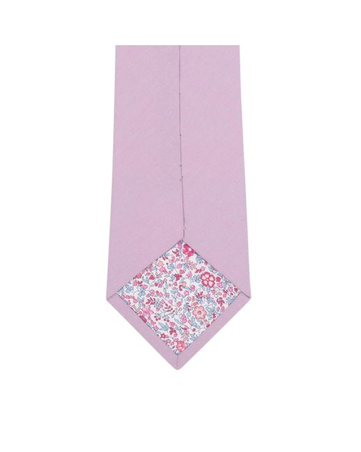 LE COLONEL Purple Heather Tie for men