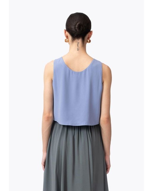Narvan Blue Pari Blouse