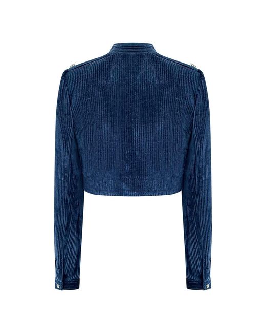 Why Mary Blue Lucia Corduroy Cropped Jacket