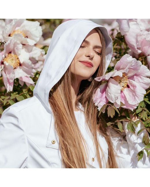 RainSisters Gray Water Resistant Trench Coat: Heavenly