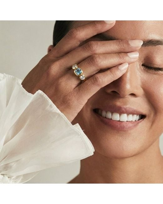GEM BAZAAR Blue Lady Margaret Ring