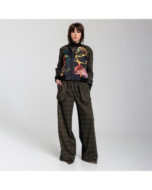 ARTISTA Black Gift Printed Bomber