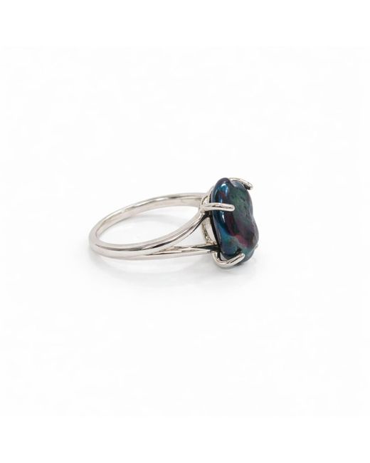 Pearl Code Blue Rozeta Sunset Keshi Pearl Statement Ring