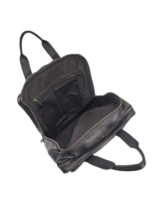 Lloyd Baker Black Charis Leather Backpack