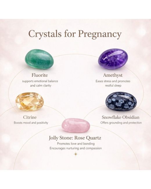 Mineralgems•Studio Purple Mother & Baby Harmony Crystal Set