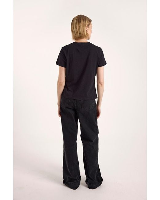 Brodie Cashmere Black Weekend Boxy Tee