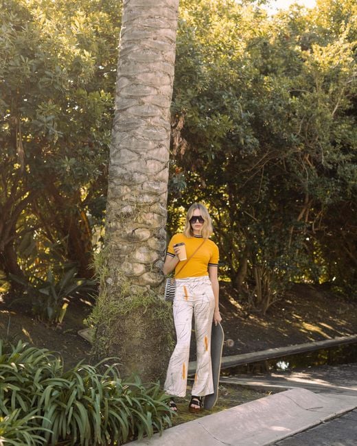 Jennafer Grace Gray Venusian Silk Trousers