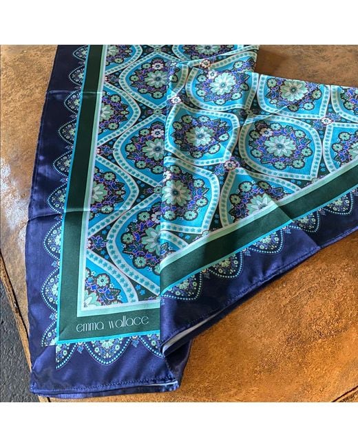 Emma Wallace Green Romani Scarf