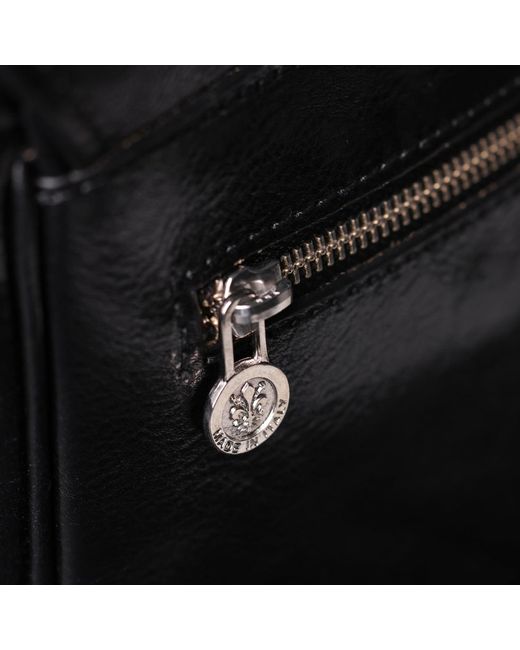 Time Resistance Black Leather Messenger Bag – The Stranger for men