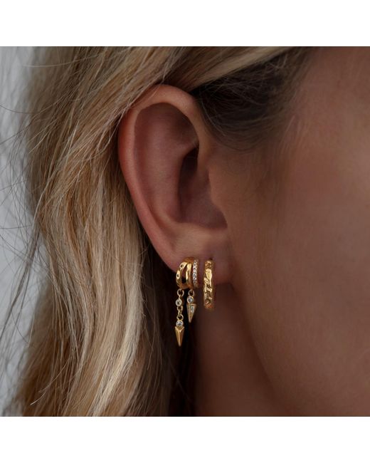 Aaria London Metallic Sienna Earrings