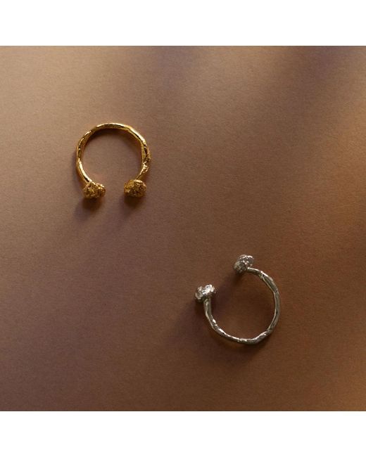 EVA REMENYI Metallic Archaic Nugget Ring