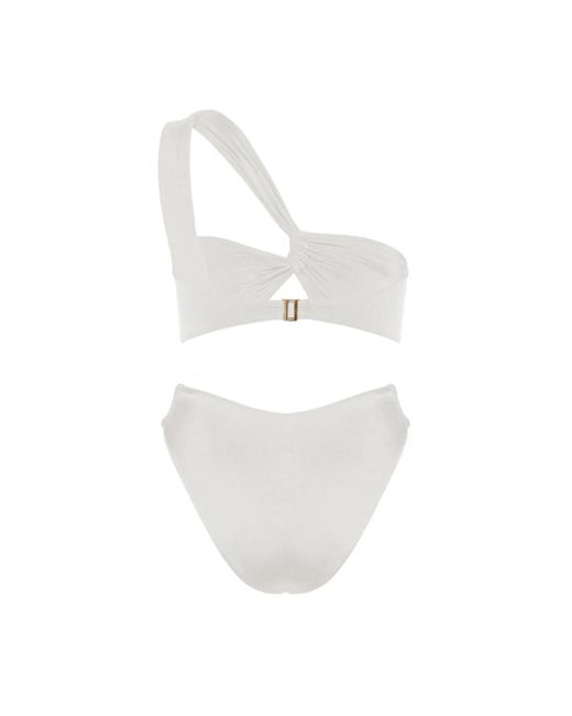 Cherina Beachwear Llc White Cacia Bikini Set