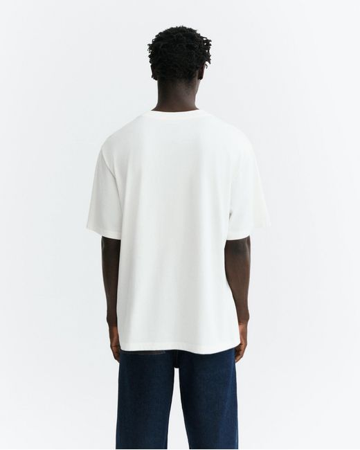Thinking Mu White Yosigo Eric Oversize T-Shirt for men