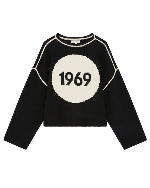 Little Lies Black Woodstock Knit Jumper