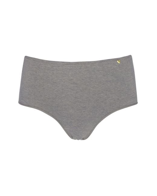 Zd - Zero Defects Gray Atenea High-Waist Brief – Stylisht Fit & Comfort With Soy Fiber