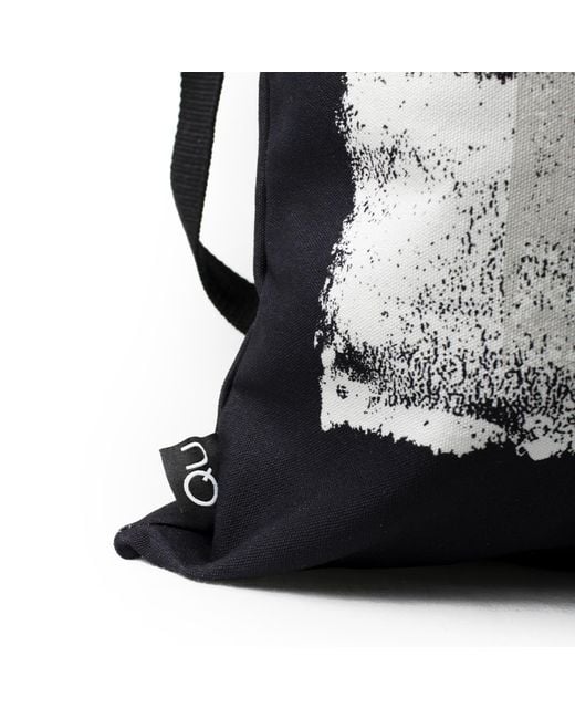 Qu Black Rollers Canvas Tote Bag