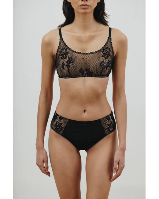 Verdant Intimates Brown Capsule Scoop Bra