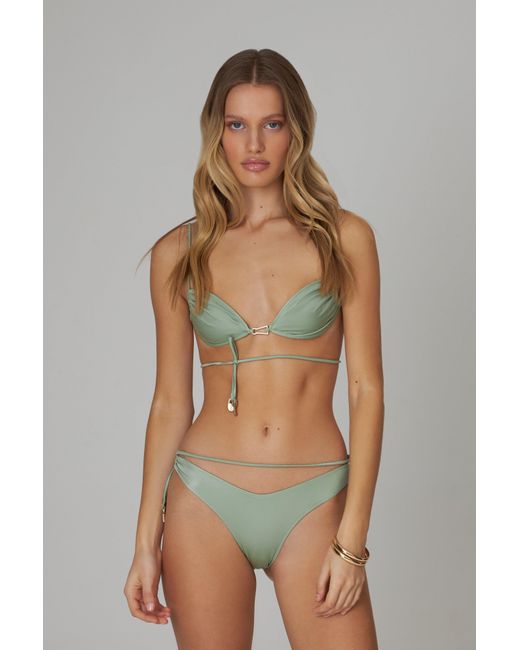 Bianca Resortwear Green Lulu Swim Bottom
