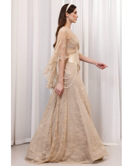 Tuba Ergin Natural Neutrals Belle Maxi Dress