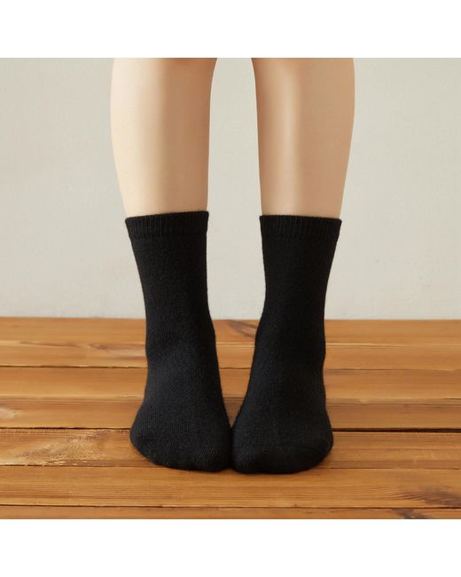 Soft Strokes Silk Blue Cashmere Quarter-Length Socks Set Of Two
