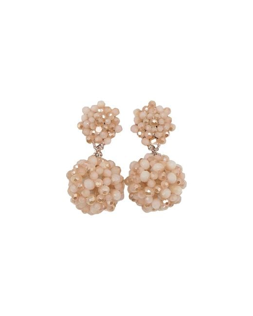 Fairchild Baldwin Multicolor Orb Earrings Champagne