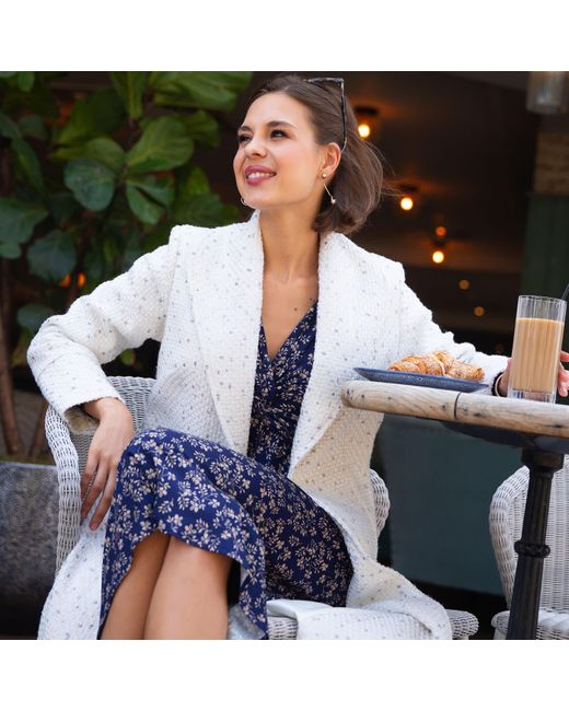 Alie Street London White Neutrals Sabrina Coat