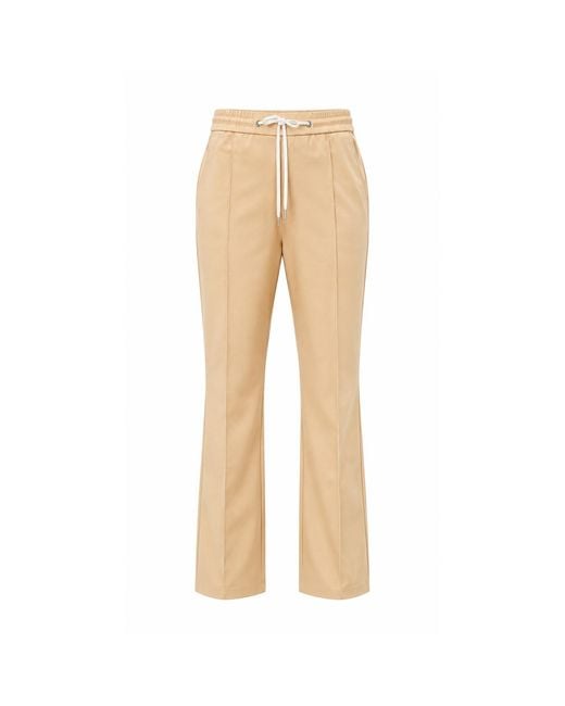 DAVID WEJ Natural Neutrals Ashford Relaxed Loose Fit Drawstring Trouser for men