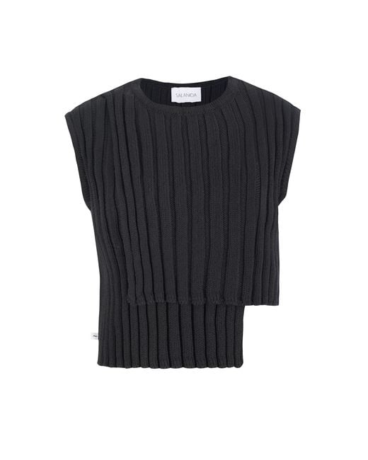SALANIDA Black Nuovo Asymmetric Top
