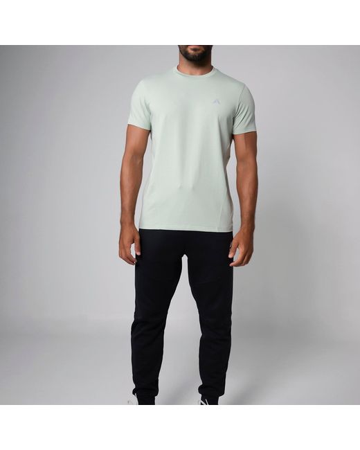 Aora Athletics Green Basic Training Performance T-Shirt With Breathable Soft Lightweight Fabric For Gym, Running, And Everyday Wear for men