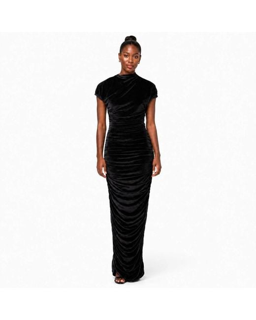 Chuks Collins Black Angelina Cocktail Gown
