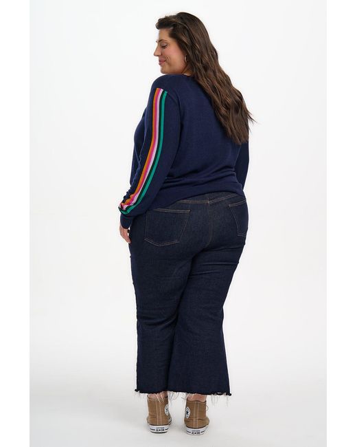 Sugarhill Blue Rita Sweater, Sports Stripe