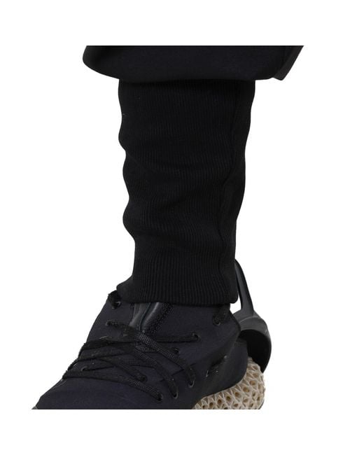 Metamorph Black Draped Harem Pants for men