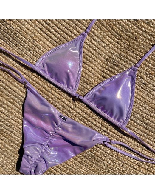 Enez Swim Purple Mira Top