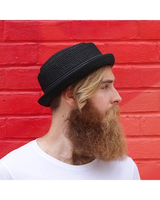 Dasmarca Hats Gray Dasmarca Rico Summer Telescope Crown Lightweight Breathable Rude-Boy Mod Porkpie Hat for men