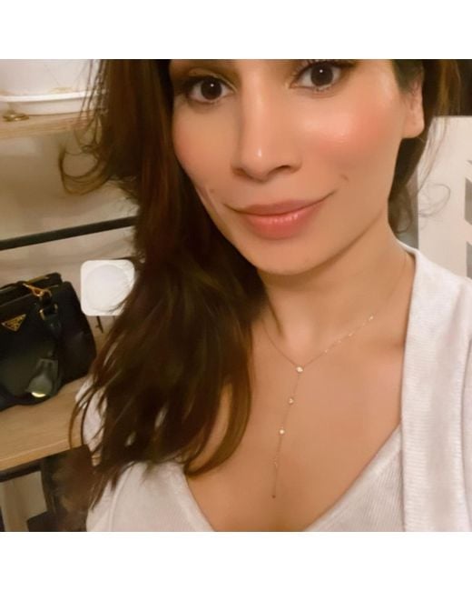 BLOOMTINE | Earth Angel HQ Metallic Illuminess Premium Vermeil Sparkle Lariat Necklace