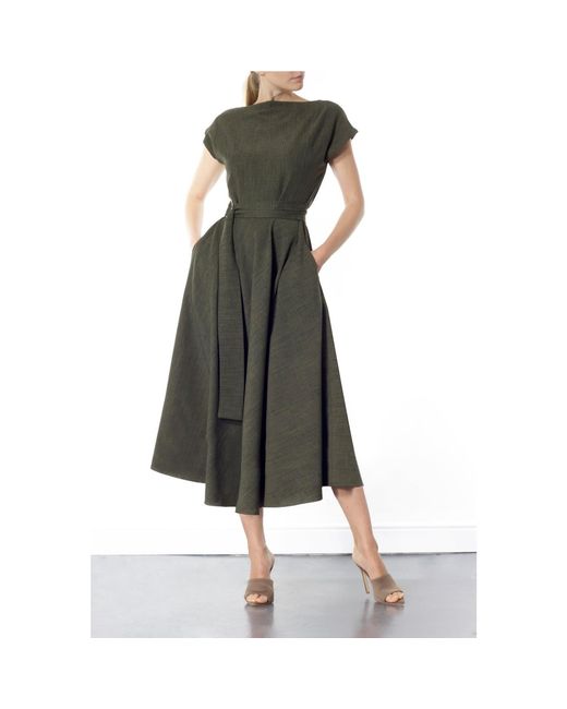 Meem Label Black Stine Midi Dress