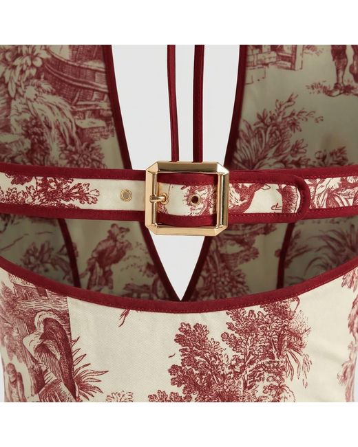 La Musa Red Rouge Jardin Dress