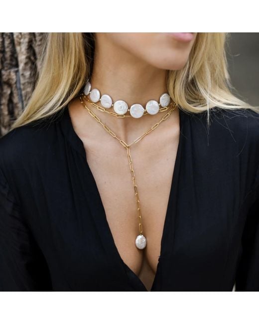 Adriana Pappas Designs White Beach Babe Choker