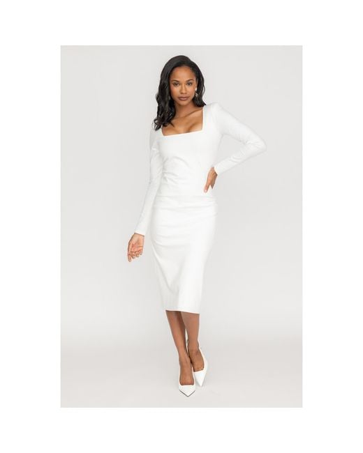 Zetaye White Harper Body Dress