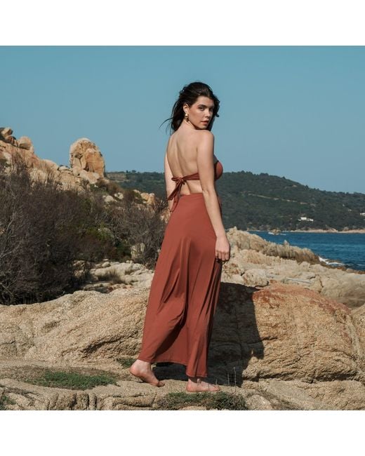 Aulala Paris Brown The Muse Drape – Amber